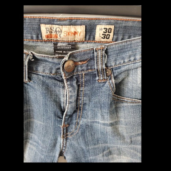 Mens RSQ Skinny Jeans 30x30 - Picture 2 of 4